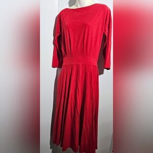 Sister  Ladies Red Long sleeve  size S/M dress